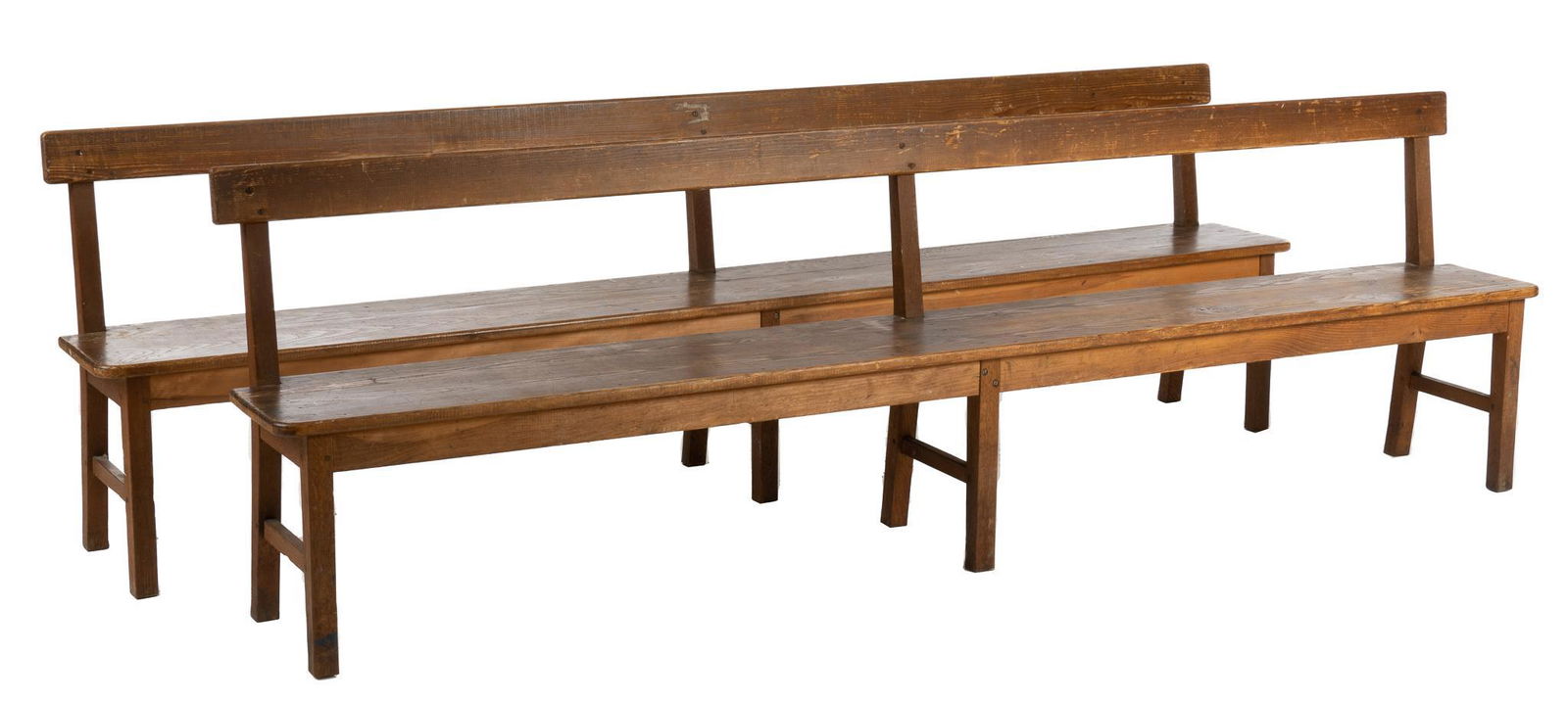 Pair of Oak Benches (1 of 4)