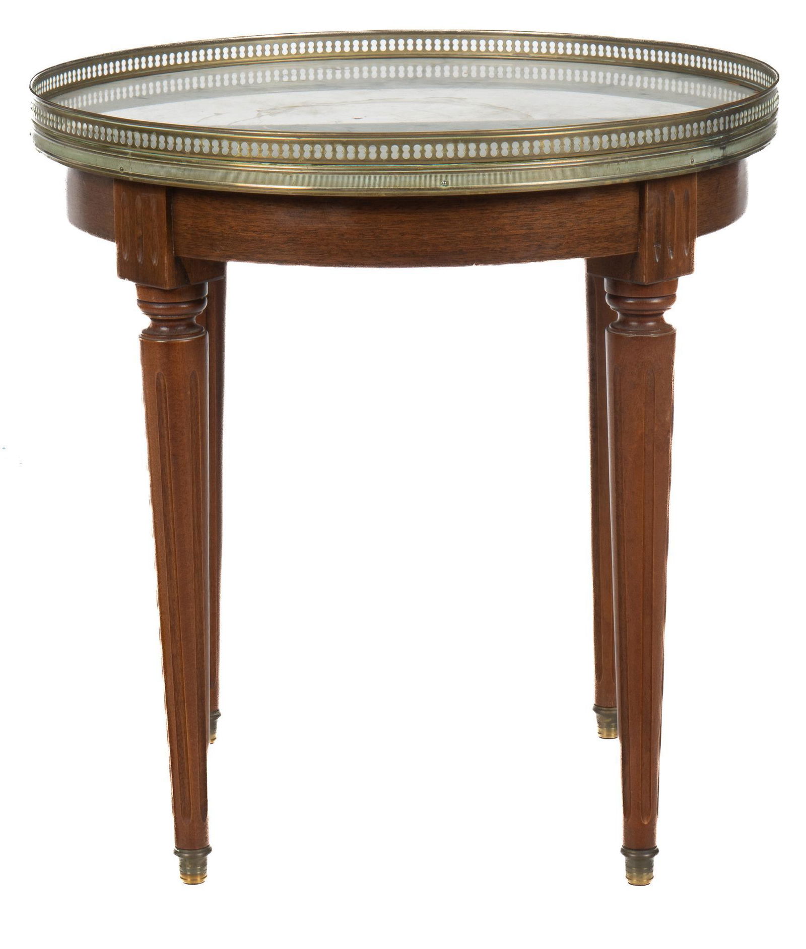 French Empire Style Marble Top Side Table (1 of 4)