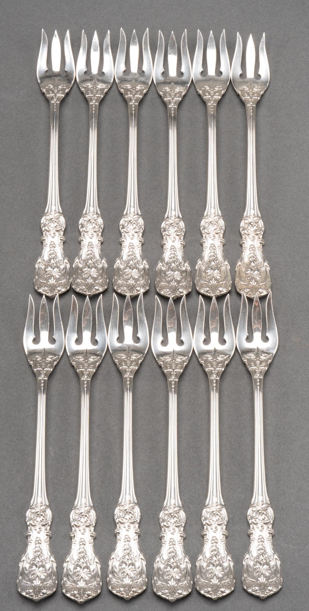 "Francis I" Reed Barton Sterling Oyster Forks (1 of 5)