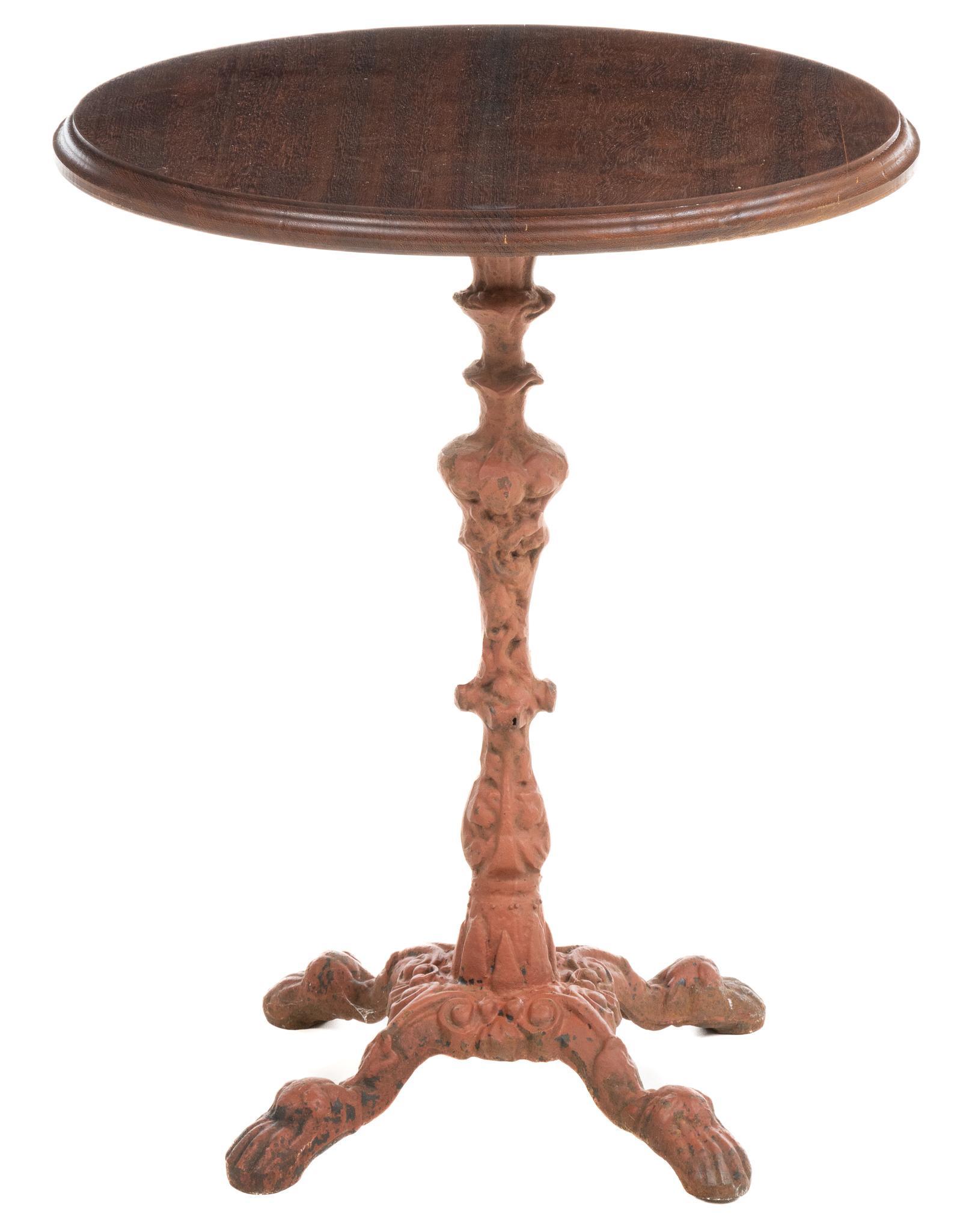 Cast Iron Pedestal Table (1 of 4)