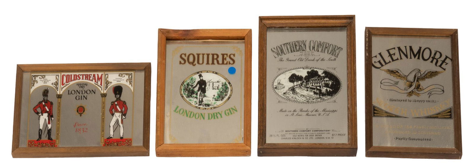 Collection of (18) Mirror Bar Signs (1 of 8)