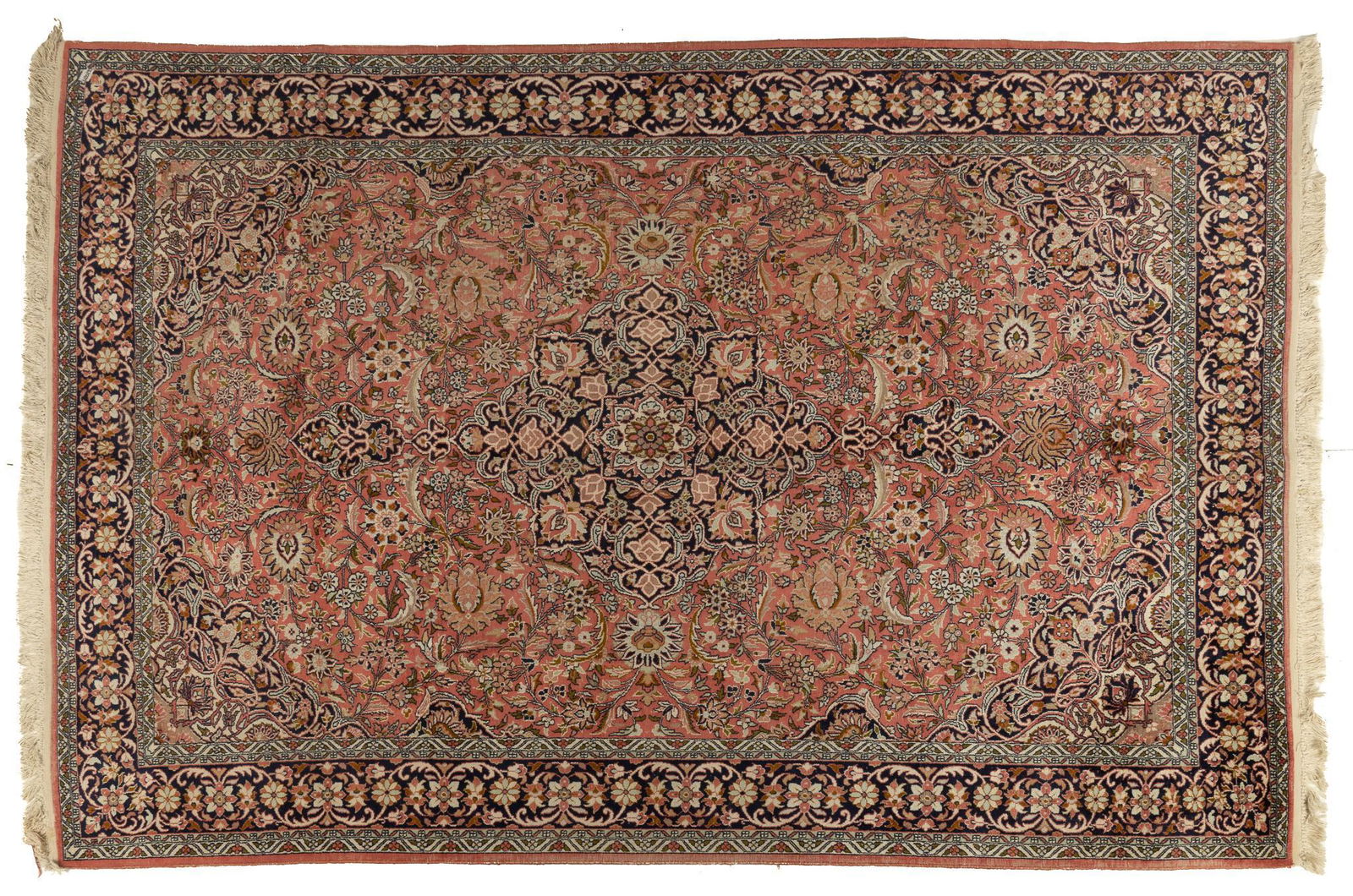 Hand-Made Tabriz Style Estate Rug, 8'11" x 5'11" (1 of 3)