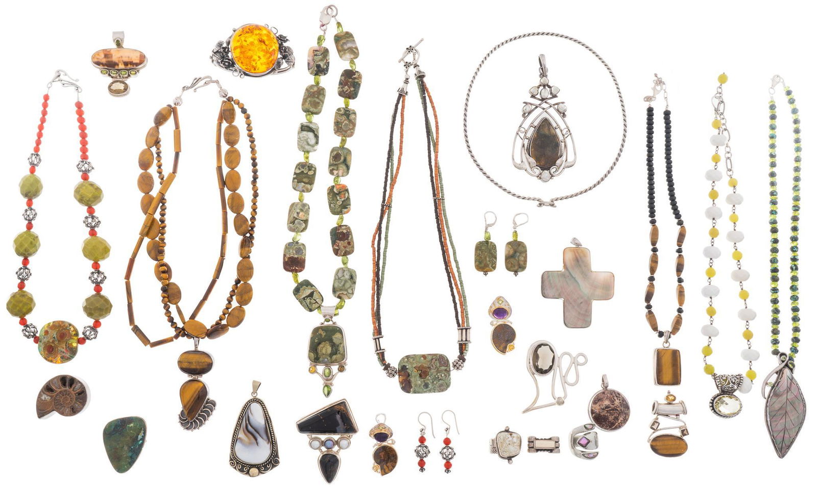 Collection of Gemstone Sterling Silver Jewelry (1 of 4)