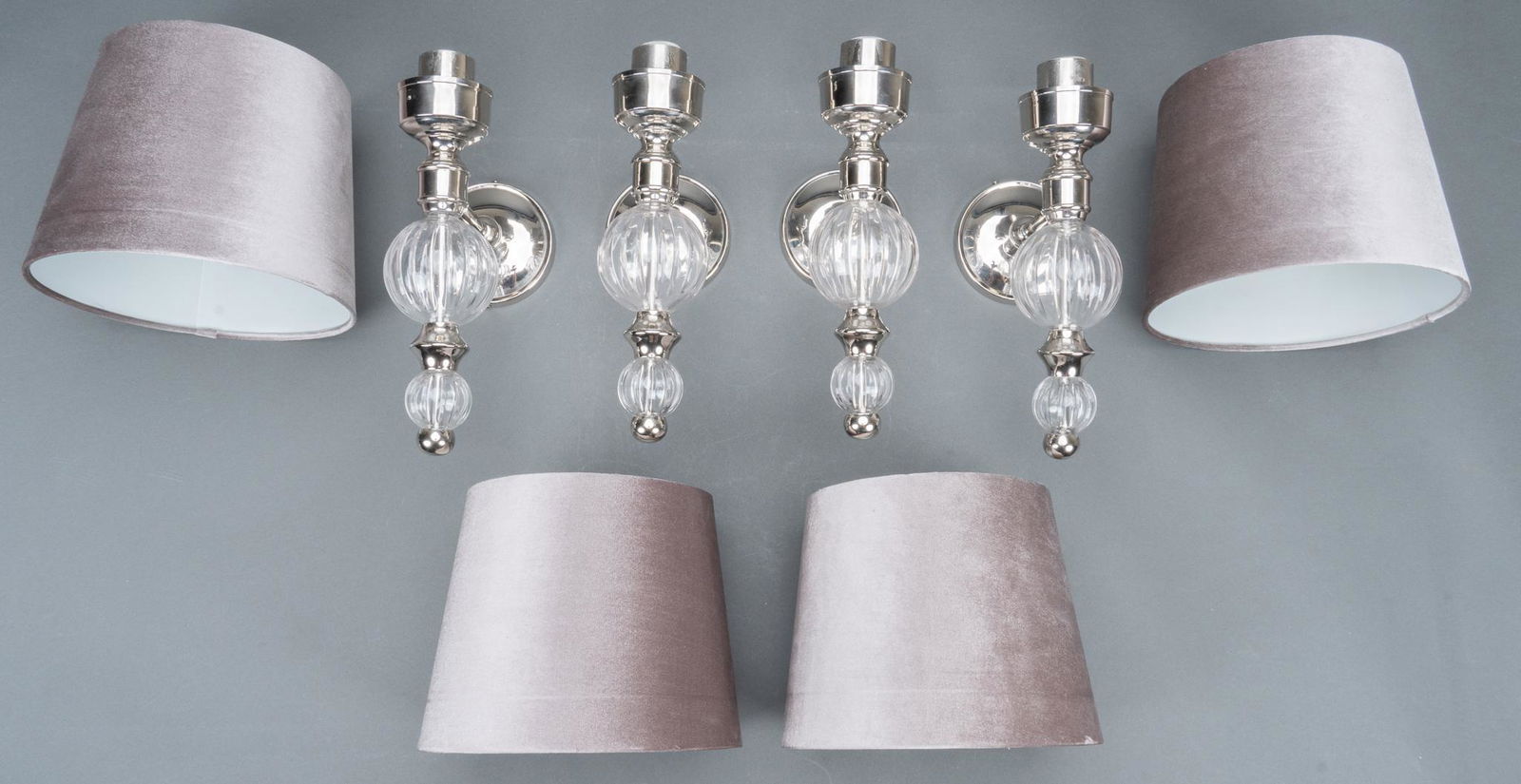 Set of (4) Chrome Sconces (1 of 6)