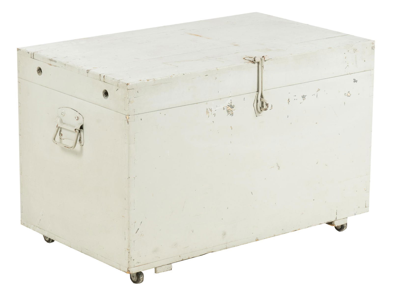 Painted Wood Trunk (1 of 6)