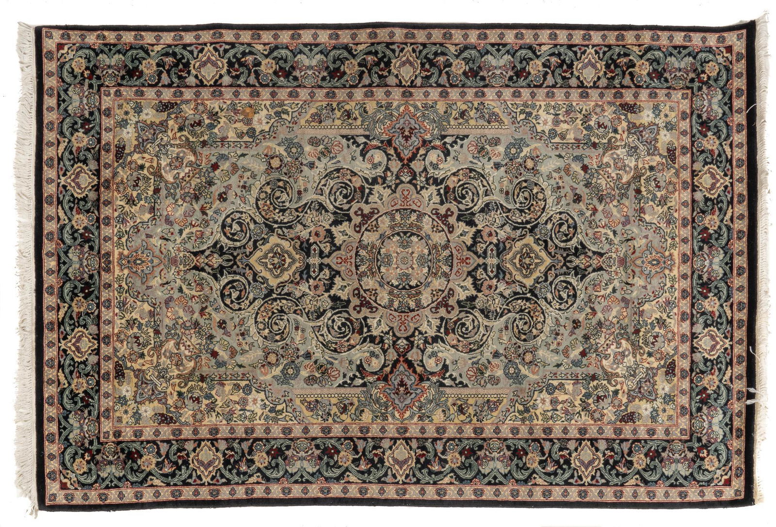 Hand-Made Kashan Estate Rug, 6'10" x 4'6" (1 of 3)