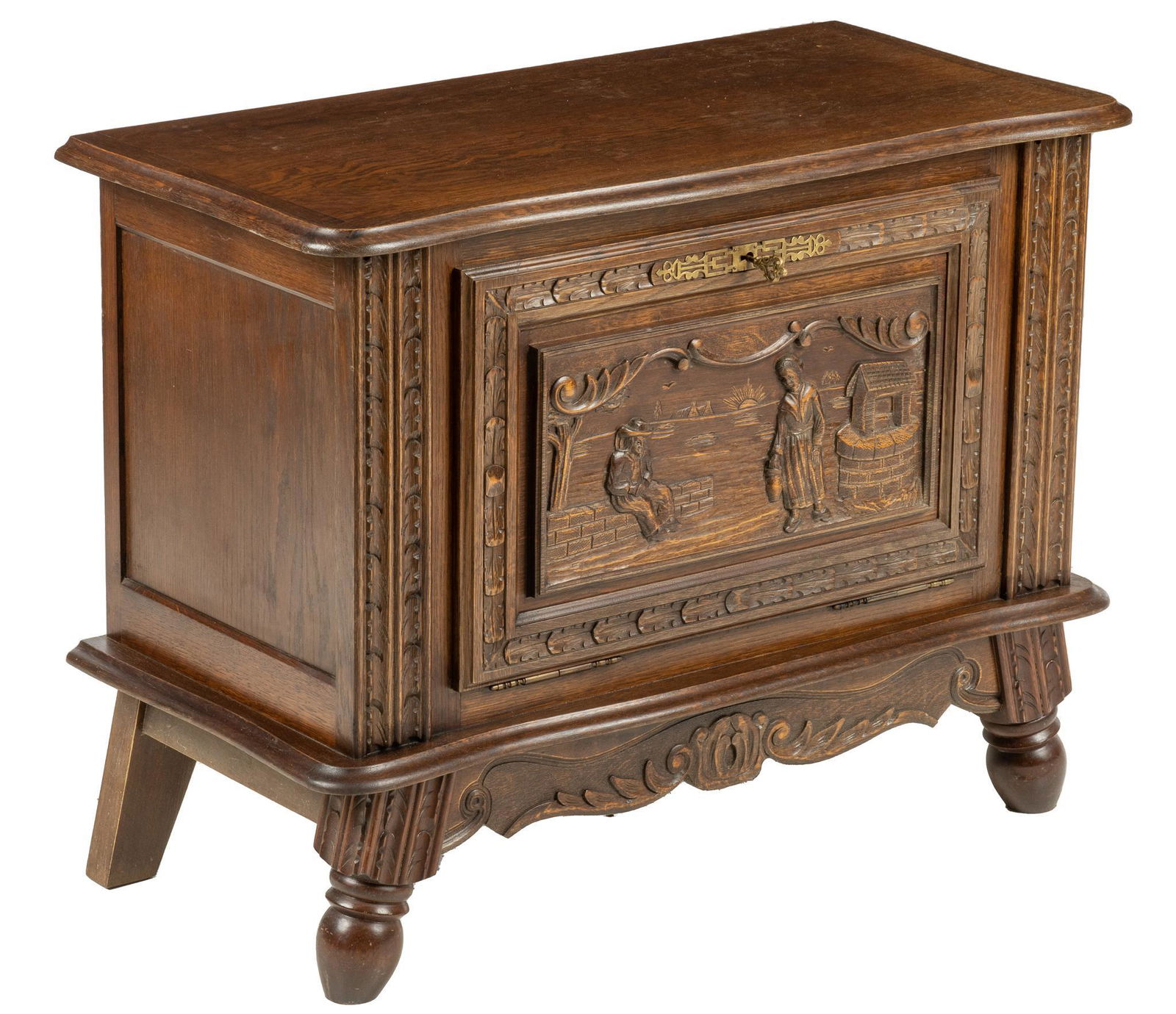 Spanish Renaissance Style Low Cabinet (1 of 6)