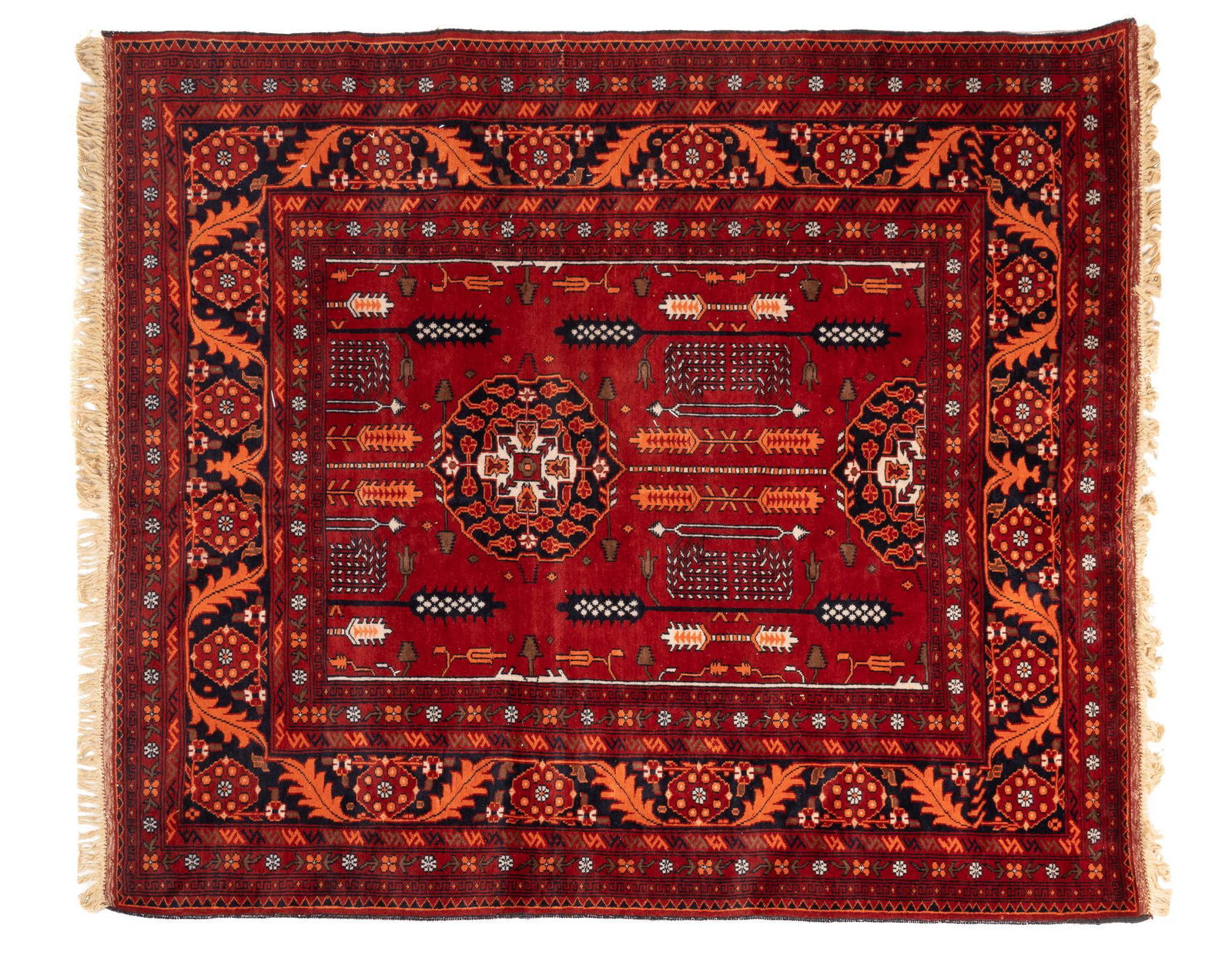Hand-Made Bidjar Style Estate Rug, 6' x 5'3" (1 of 7)