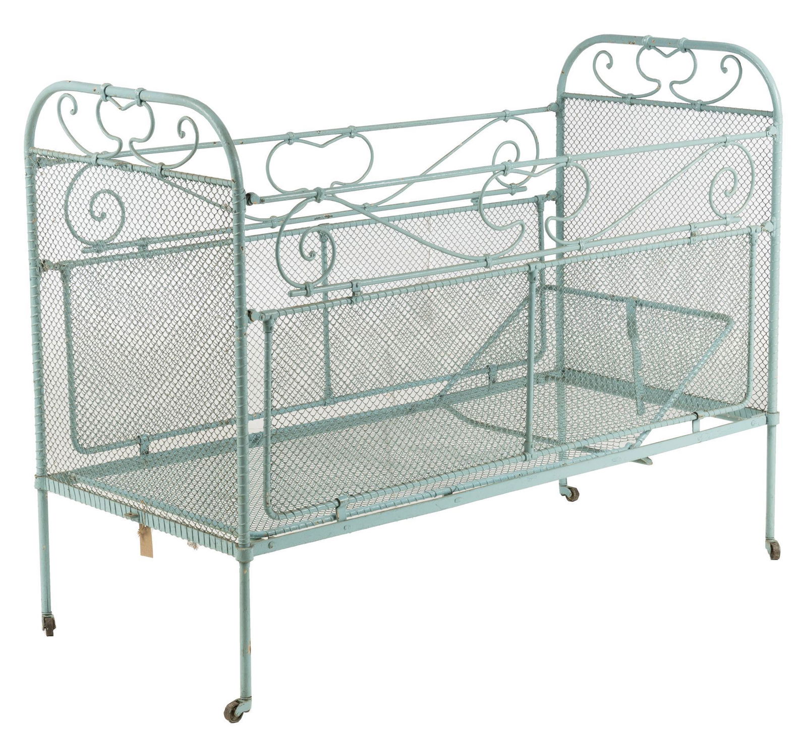 Painted Iron Children's Bed (1 of 4)