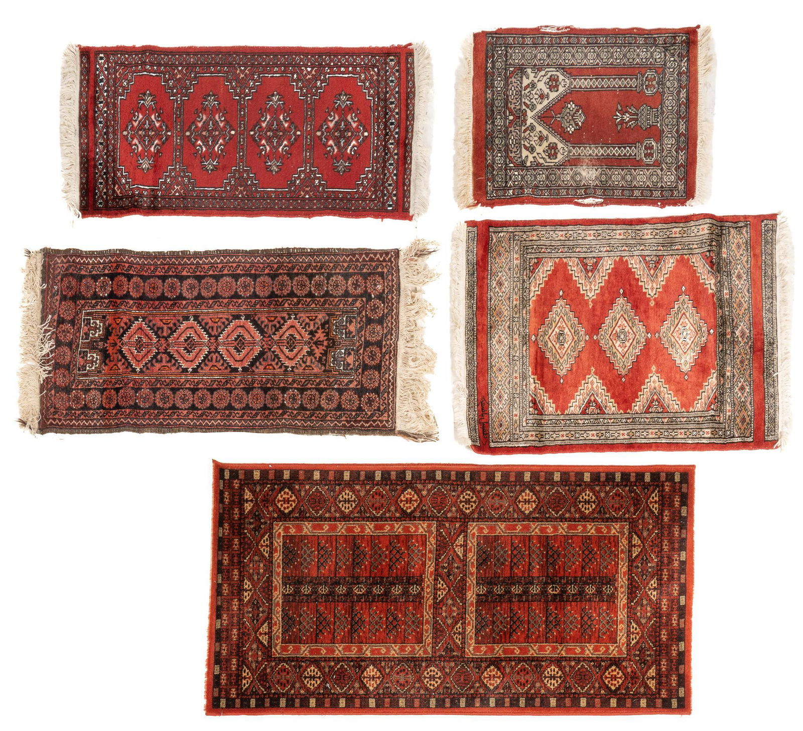 Collection of (5) Pakistani Rugs, 4'5" x 2'3" (1 of 10)