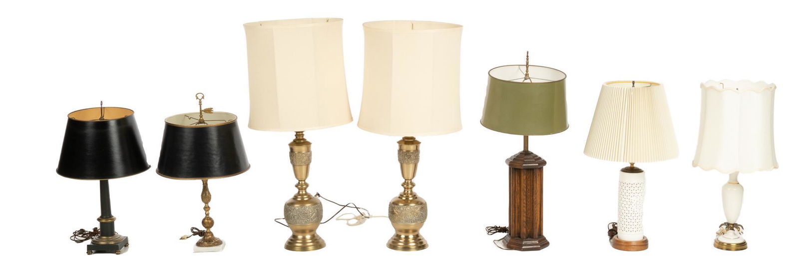 Lot of (7) Assorted Table Lamps (1 of 4)