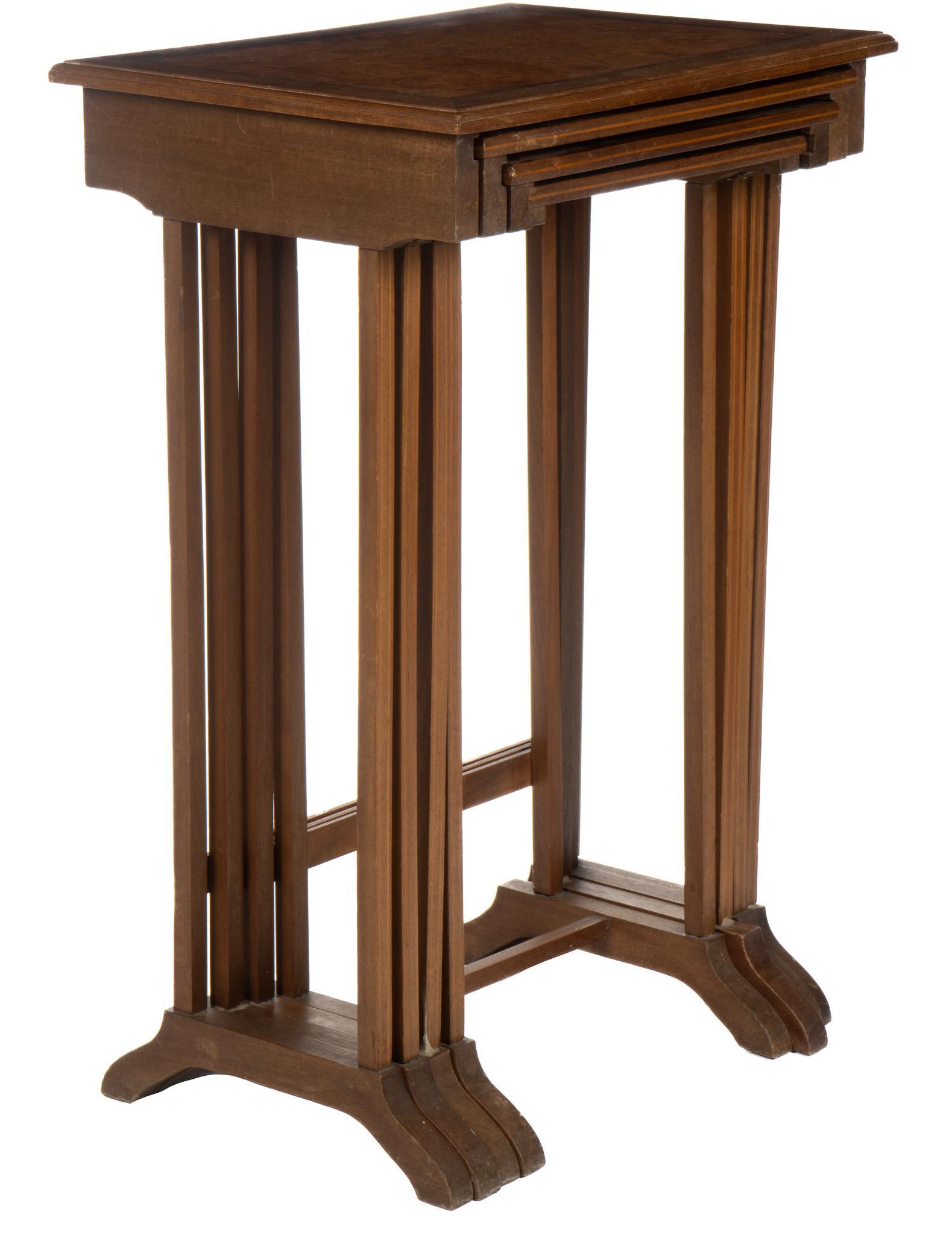 Nest of (4) Art Deco Side Tables (1 of 6)