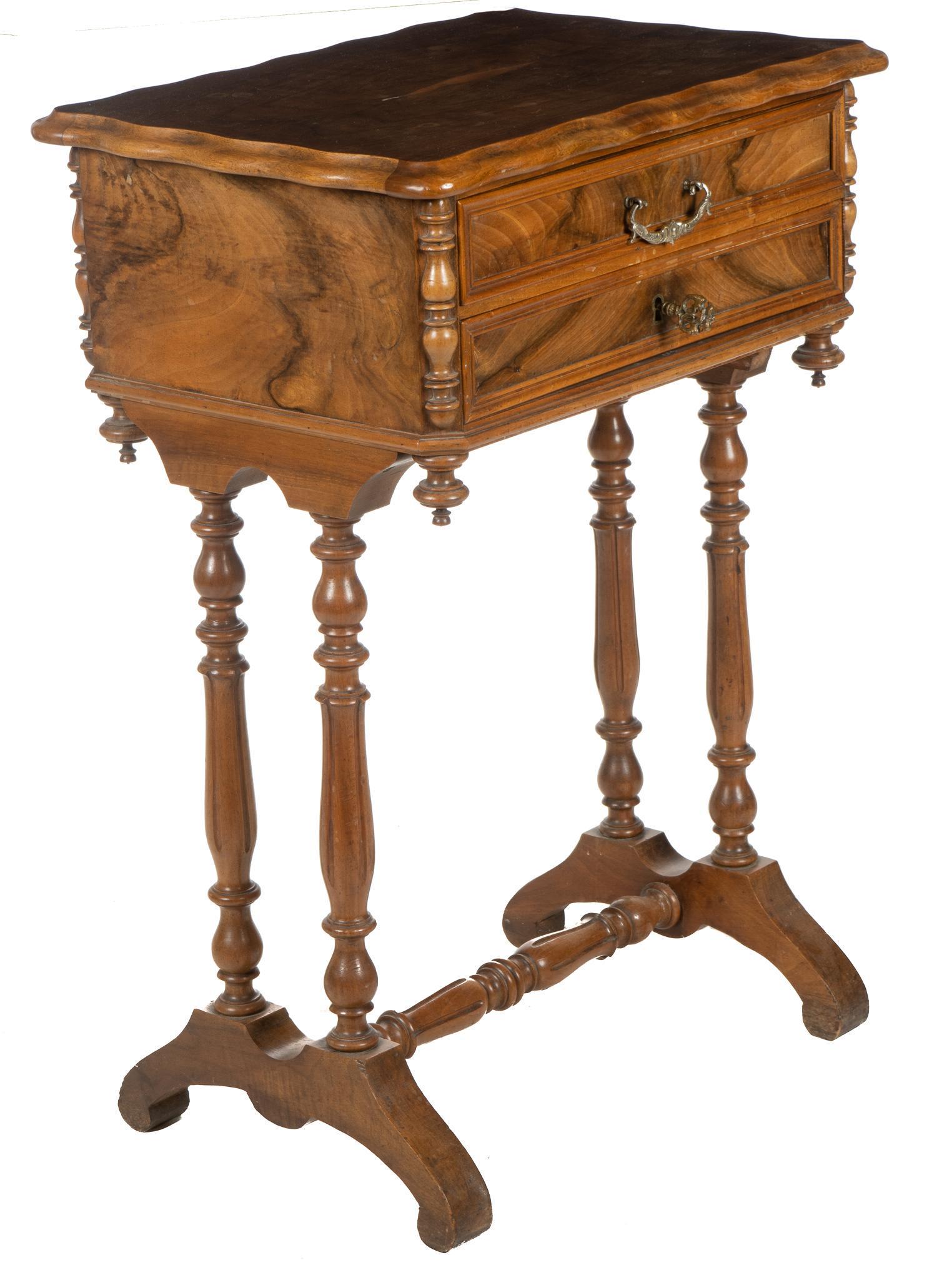 Henri II Style Sewing Table (1 of 6)