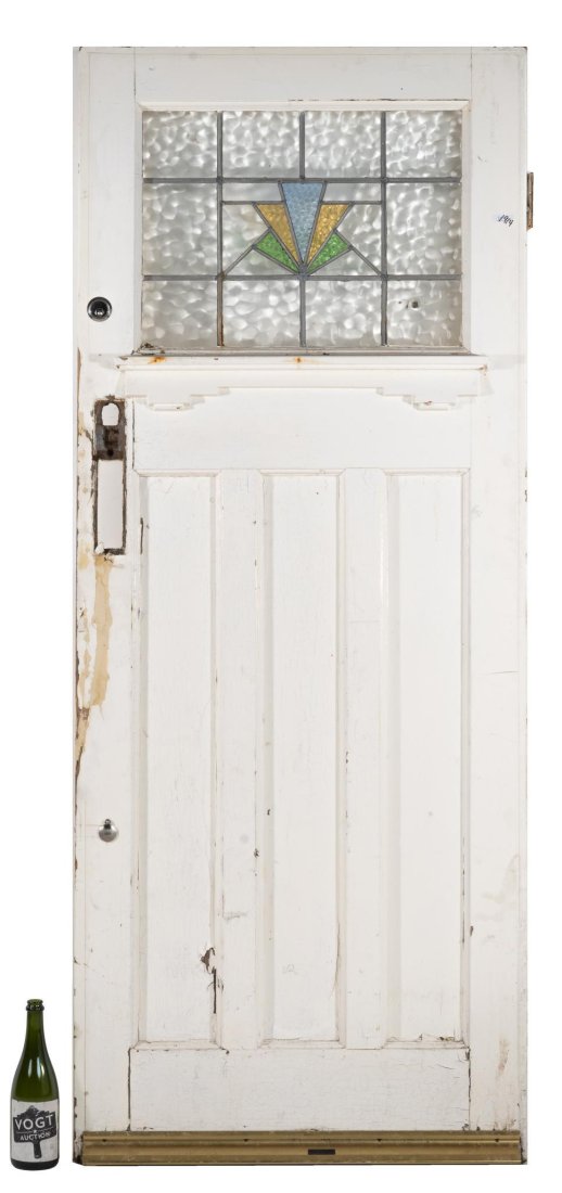 Architectural Door with Stained Glass Accent (1 of 2)