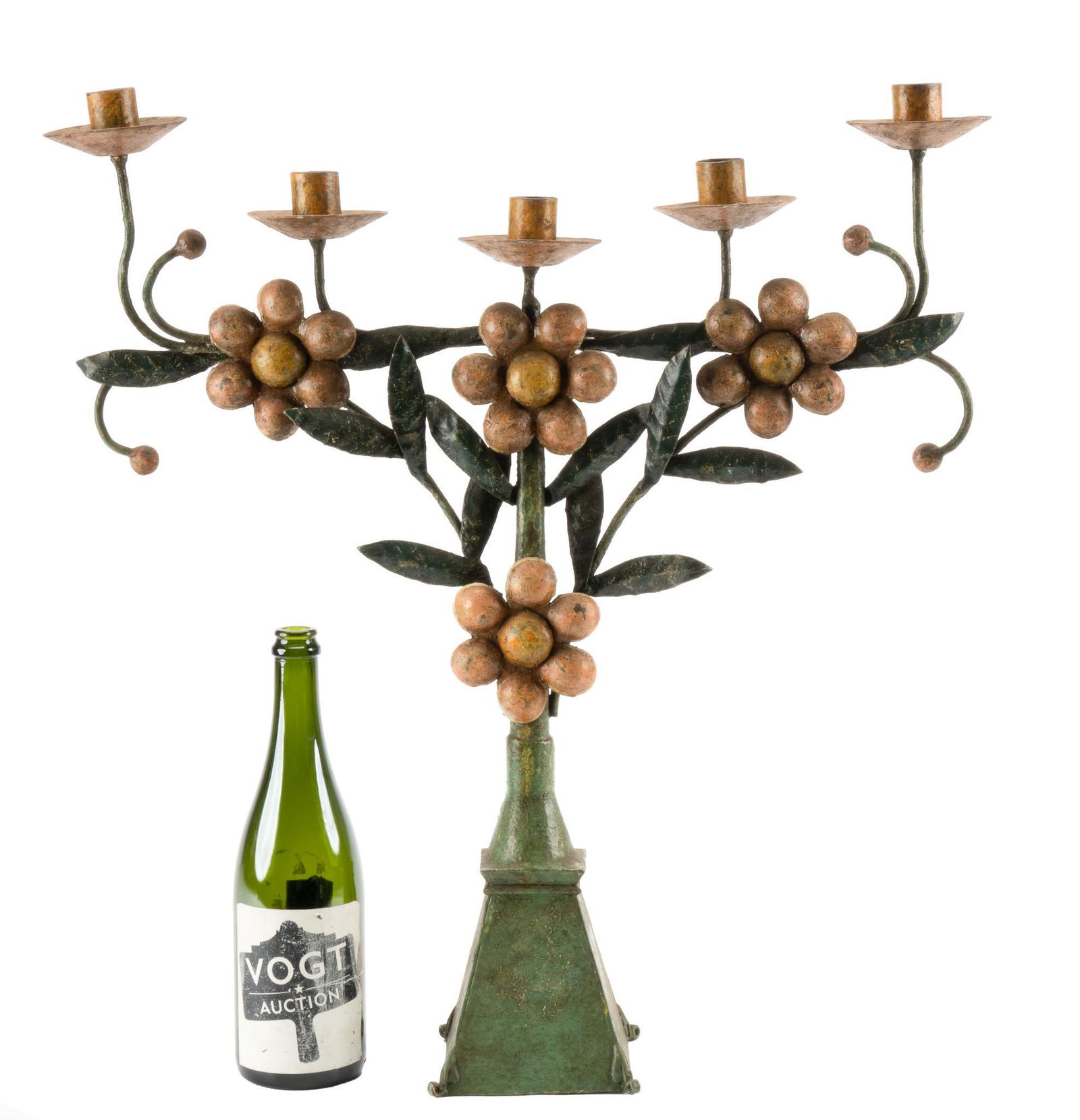 Mexican Folk Art Flower Candelabra (1 of 4)