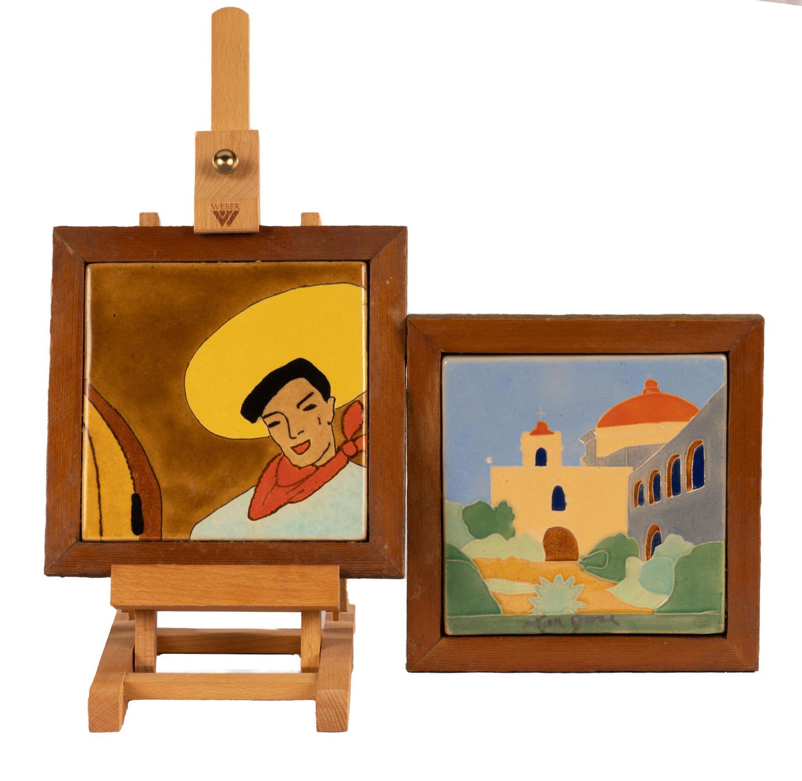 San Jose Mission Pottery, Mission and Vaquero Tiles (1 of 7)