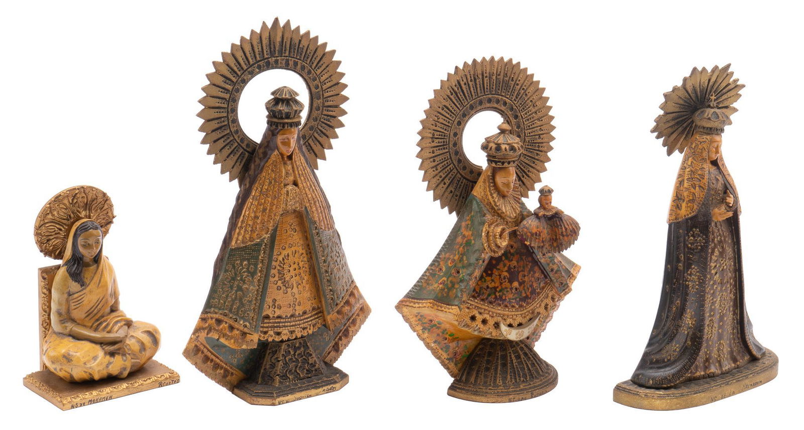 (4) Folk Art Santos (1 of 6)