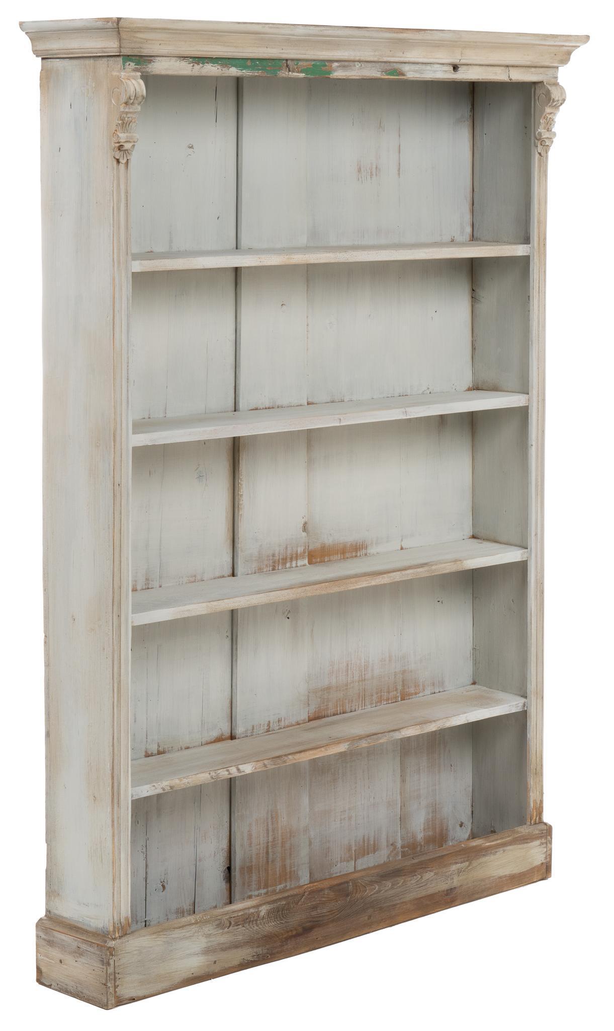 Rustic Painted Bookcase (1 of 4)
