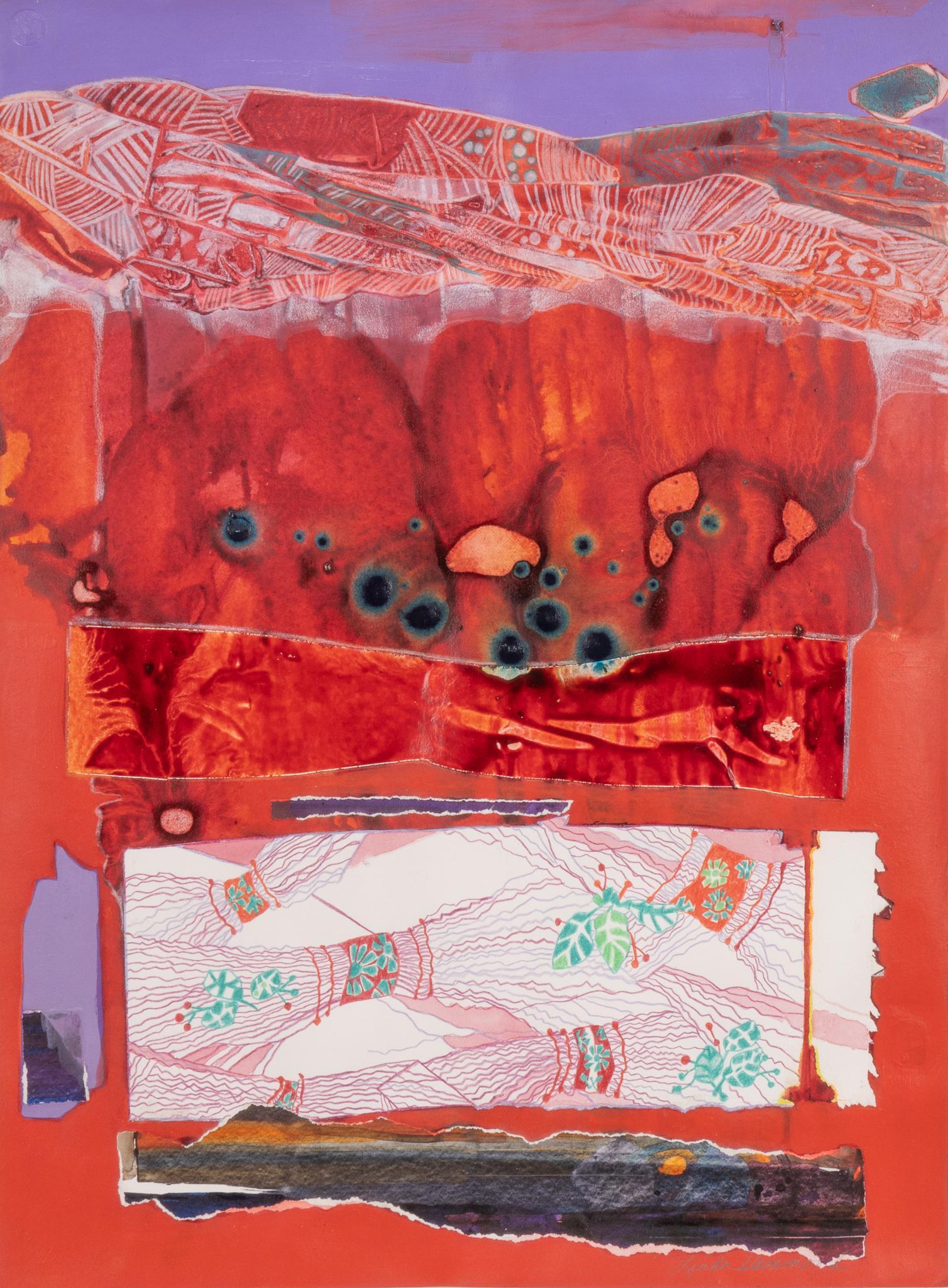 Linda Hammond, "Lacquer Red and Purple" (1 of 5)