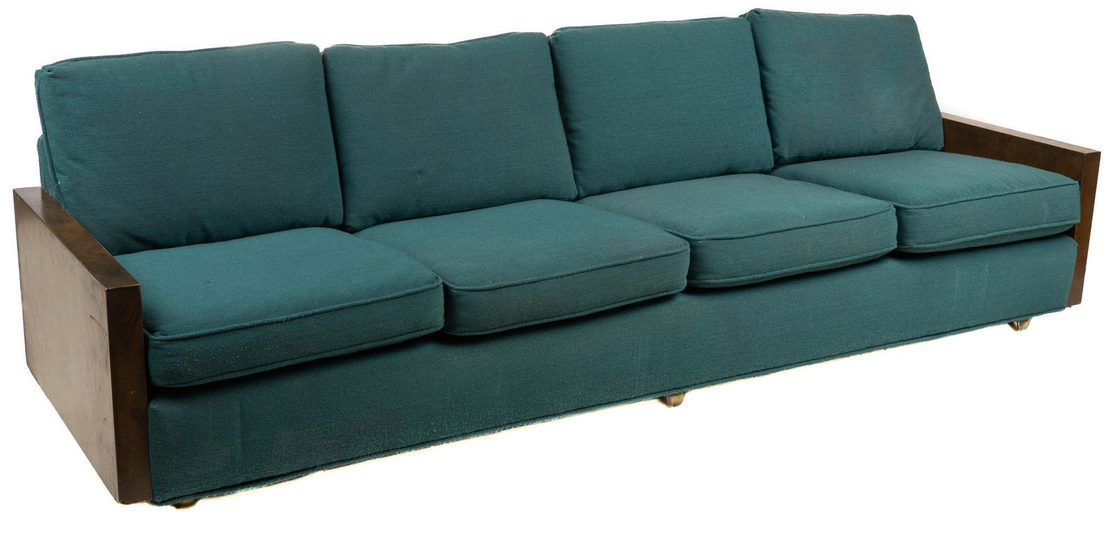Milo Baughman Burlwood 4-Seat Sofa (1 of 4)