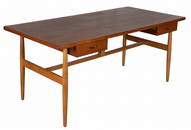 Hans Wegner (1914-2007, GER) for Johannes Hansen, Wishbone Desk