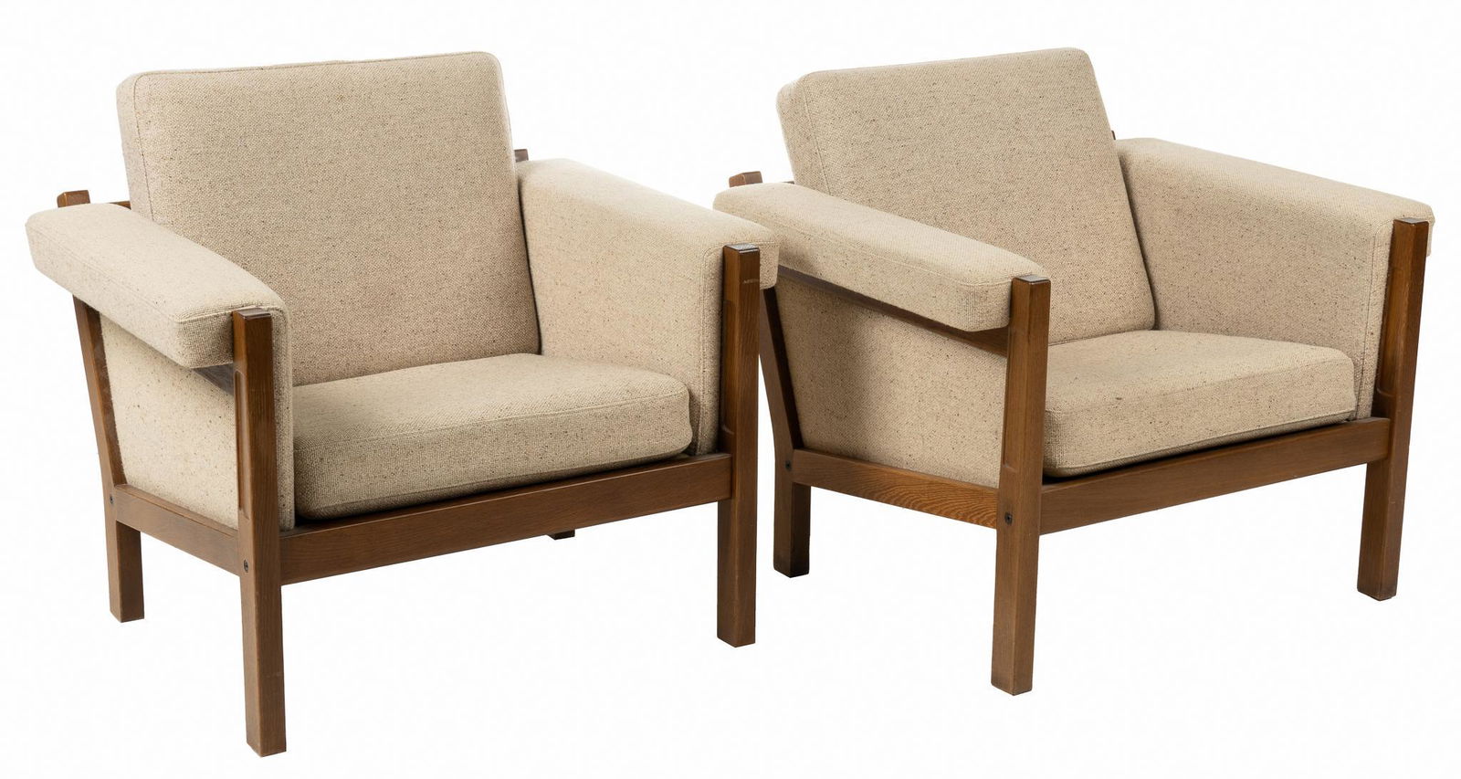 Pair of Hans Wegner (1914-2007, DNK) Armchairs (1 of 4)