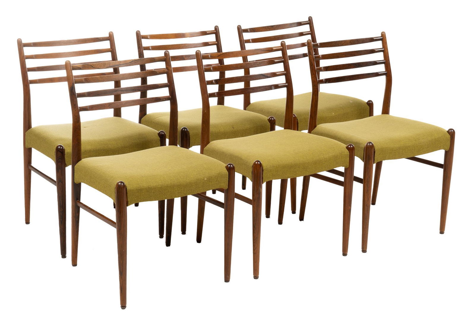 Set of (6) Vamo Sonderborg Mid-Century Dining Chairs (1 of 5)