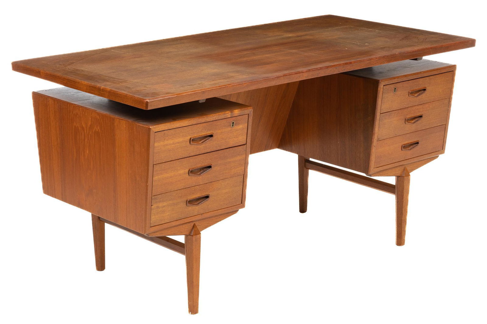 Danish Mid-Century Executive's Desk (1 of 5)