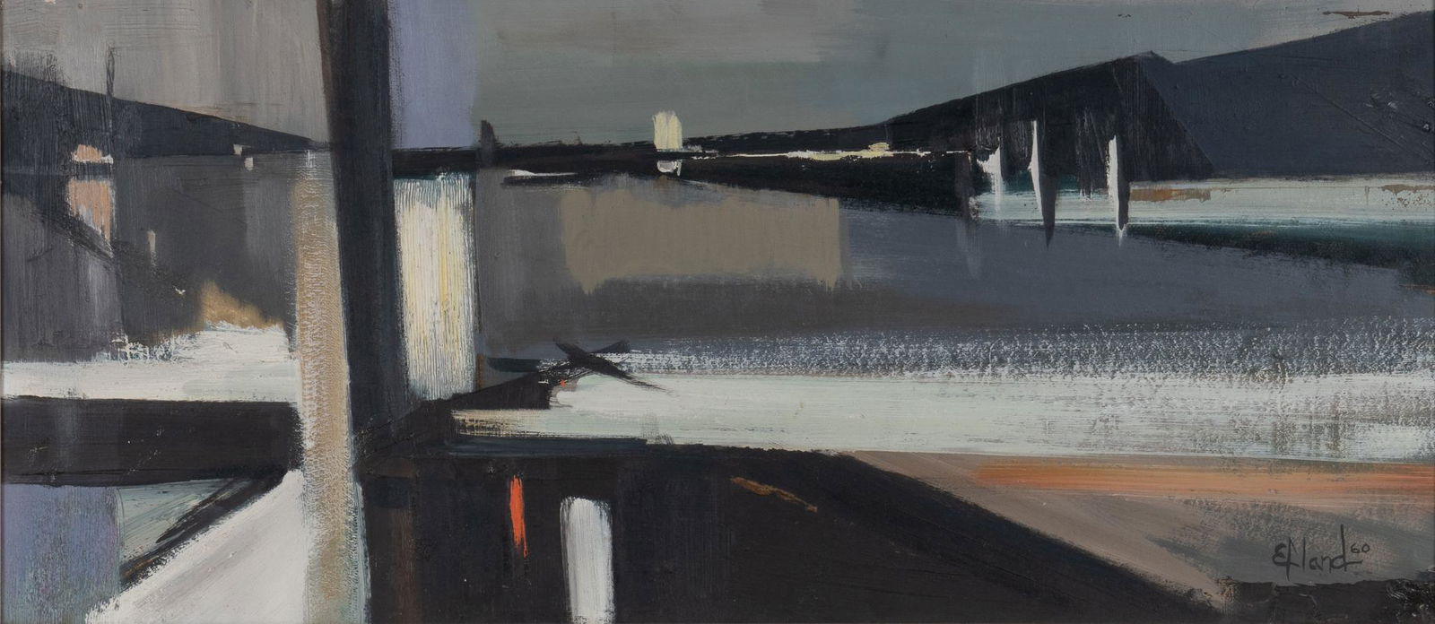 Mid-Century Abstract Painting, 1960 (1 of 4)