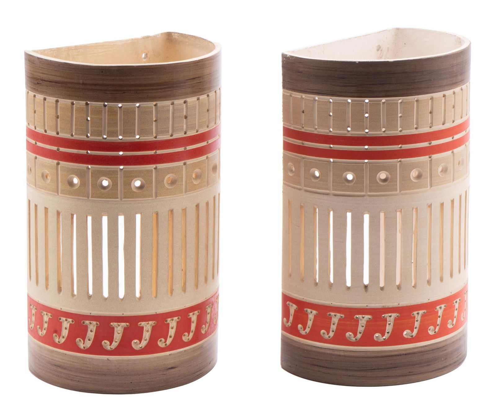 Pair of Beaumont Mood  Light Fixtures from Jim's Restaurant (1 of 4)