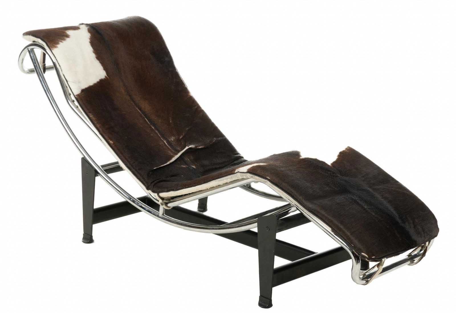 Mid-Century Cow Hide Lounge Chair (1 of 4)