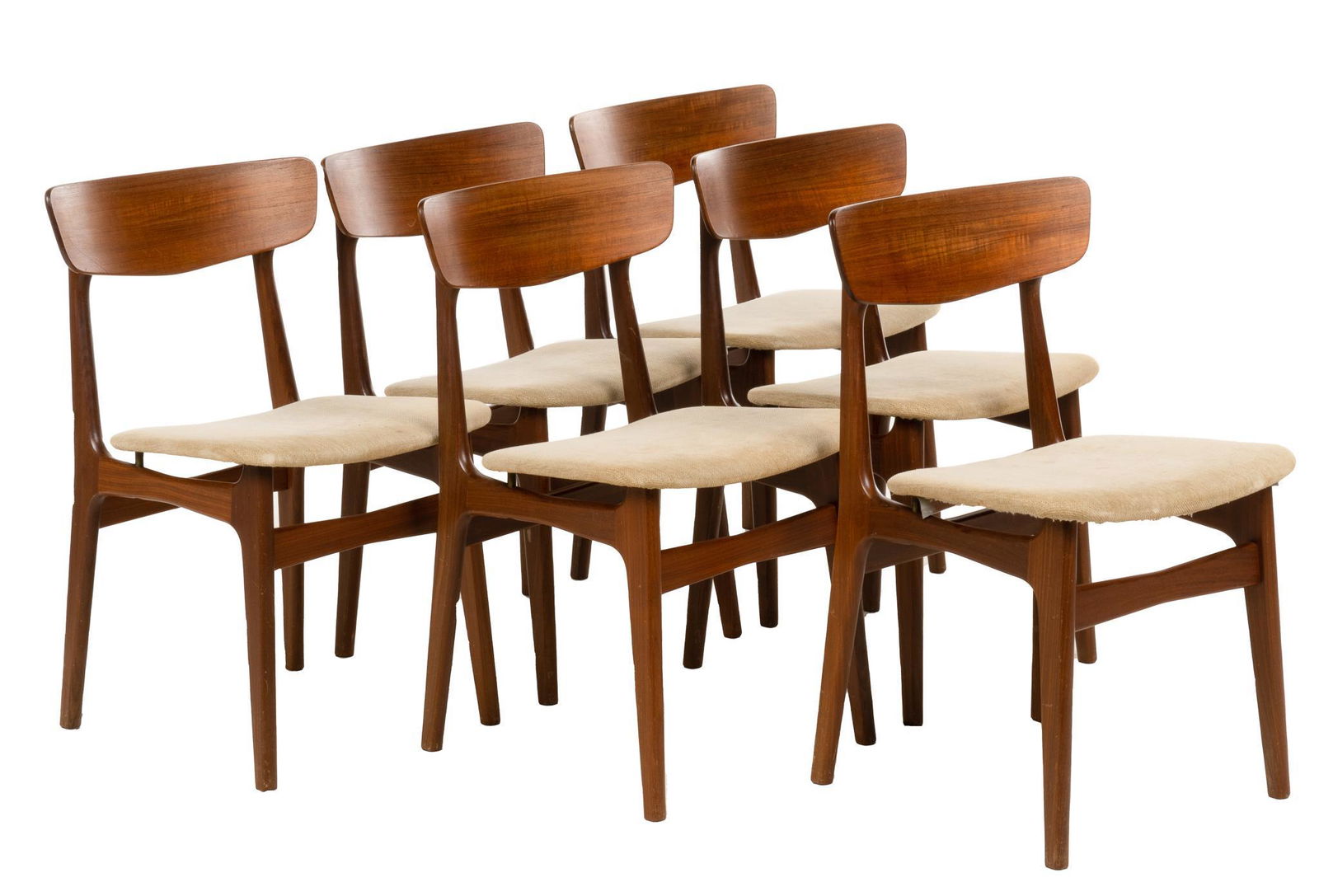 Set of (6) Mid-Century Dining Chairs (1 of 4)