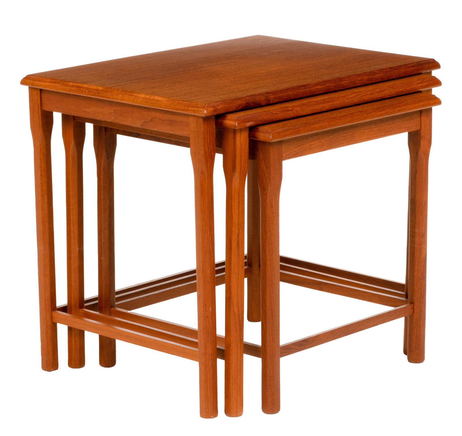 Nest of (3) Danish Mid-Century Side Tables (1 of 6)