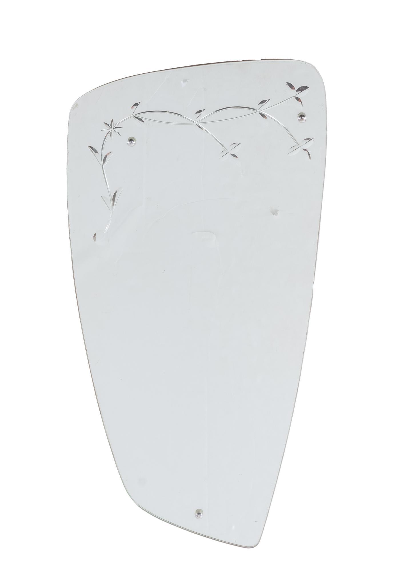 Mid-Century Style Wall Mirror (1 of 2)