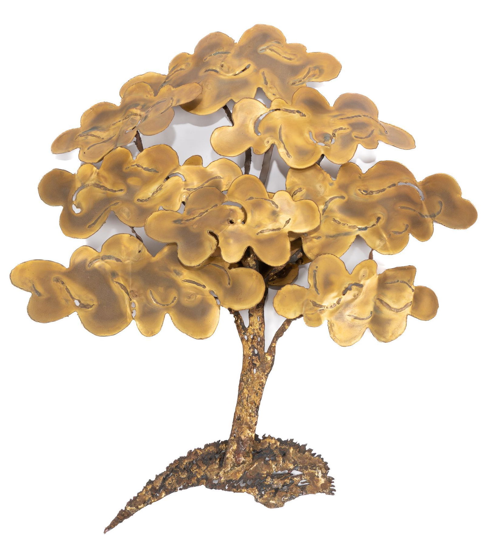 Brass Tree Wall Sculpture (1 of 4)
