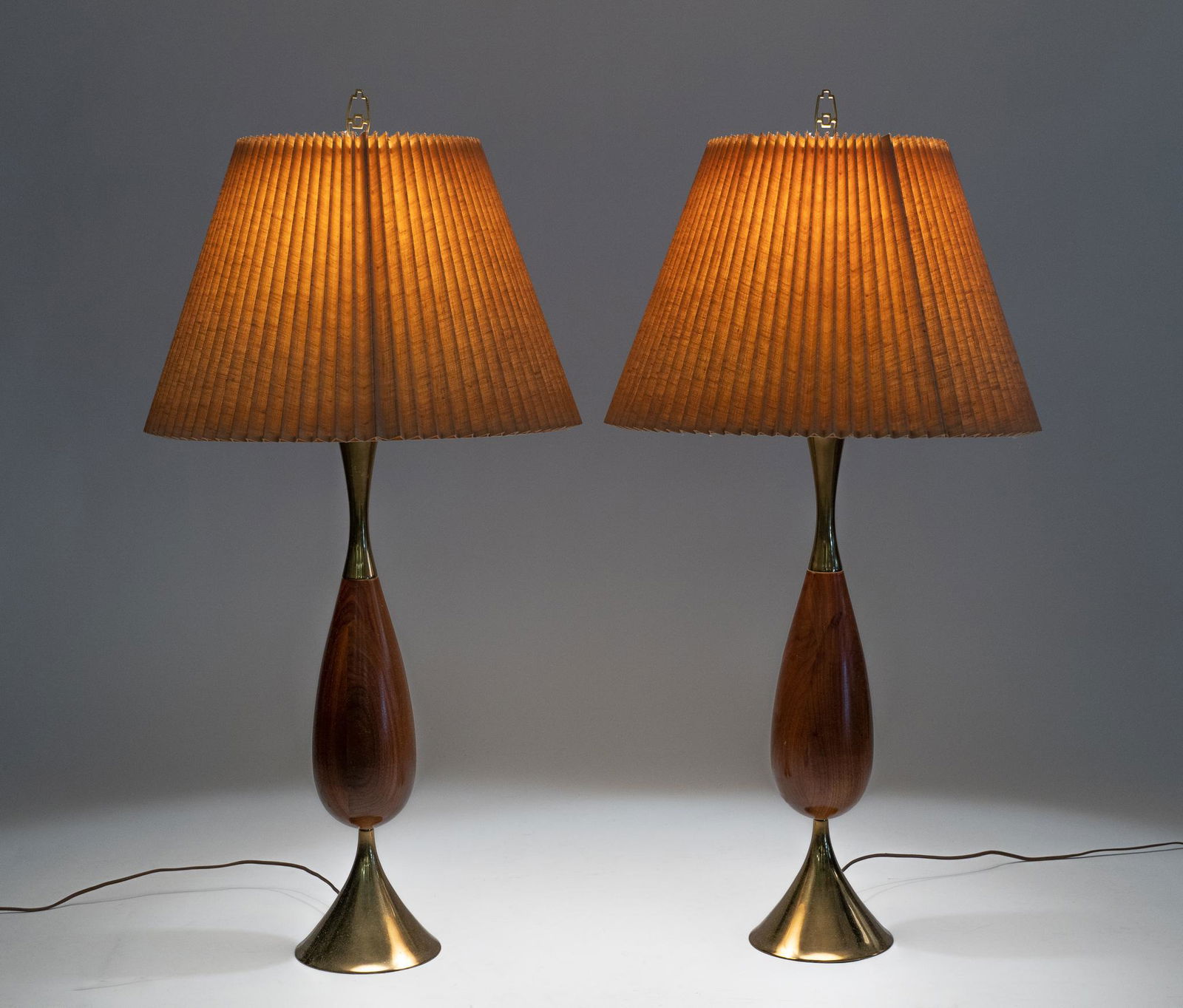 Pair of Mid-Century Attrib. Tony Paul Table Lamps (1 of 5)