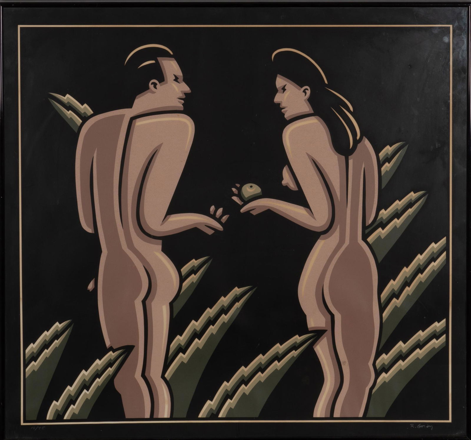 Robert P. Gordy, "Adam & Eve", no. 18/75 (1 of 4)