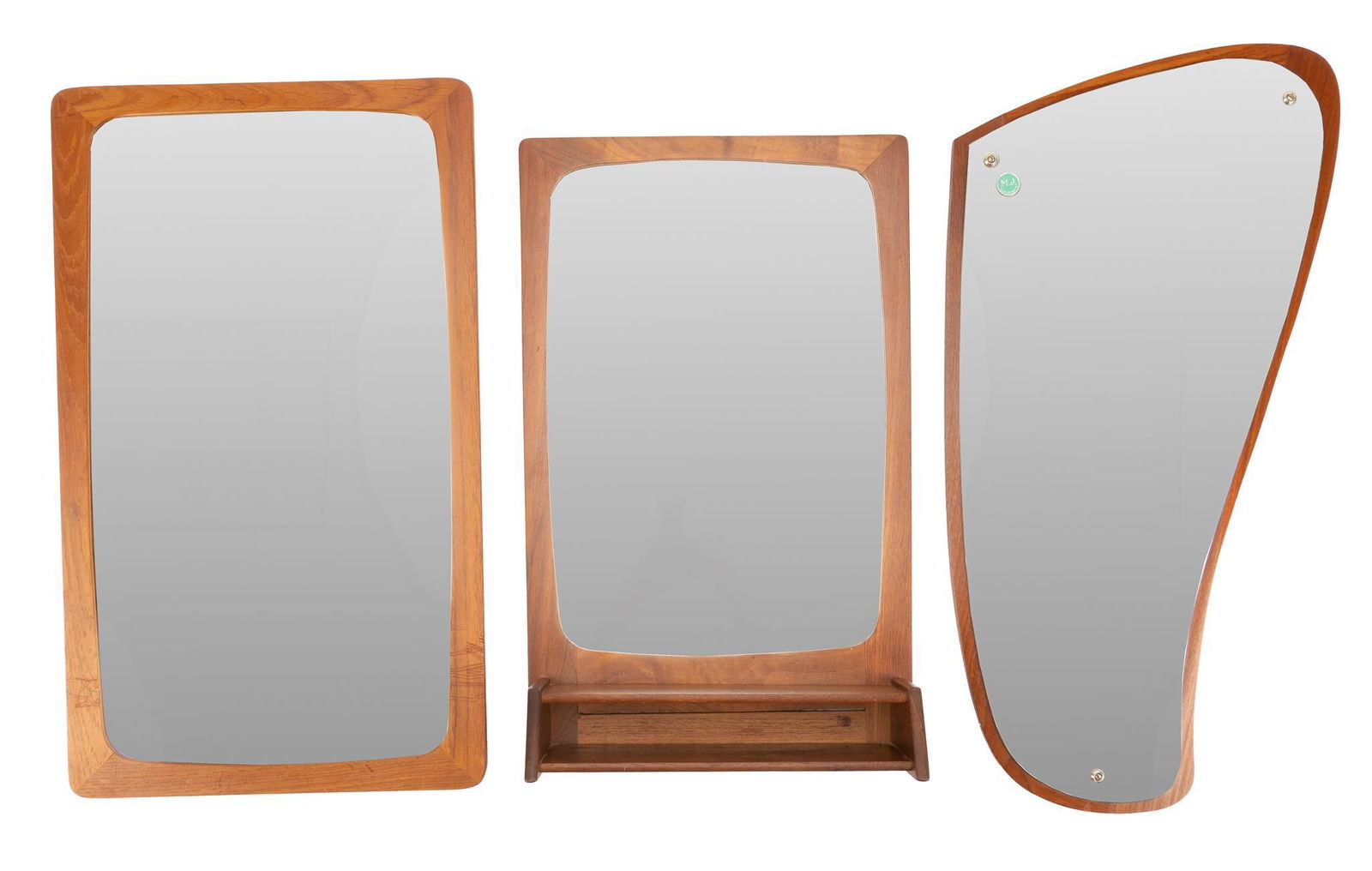 (3) Danish Mid-Century Wall Mirrors (1 of 4)