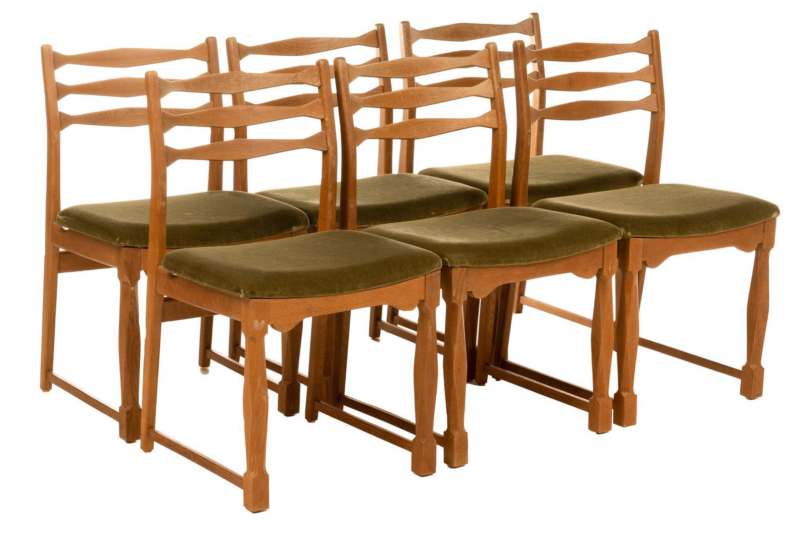 Set of (6) Mid-Century Dining Chairs (1 of 4)