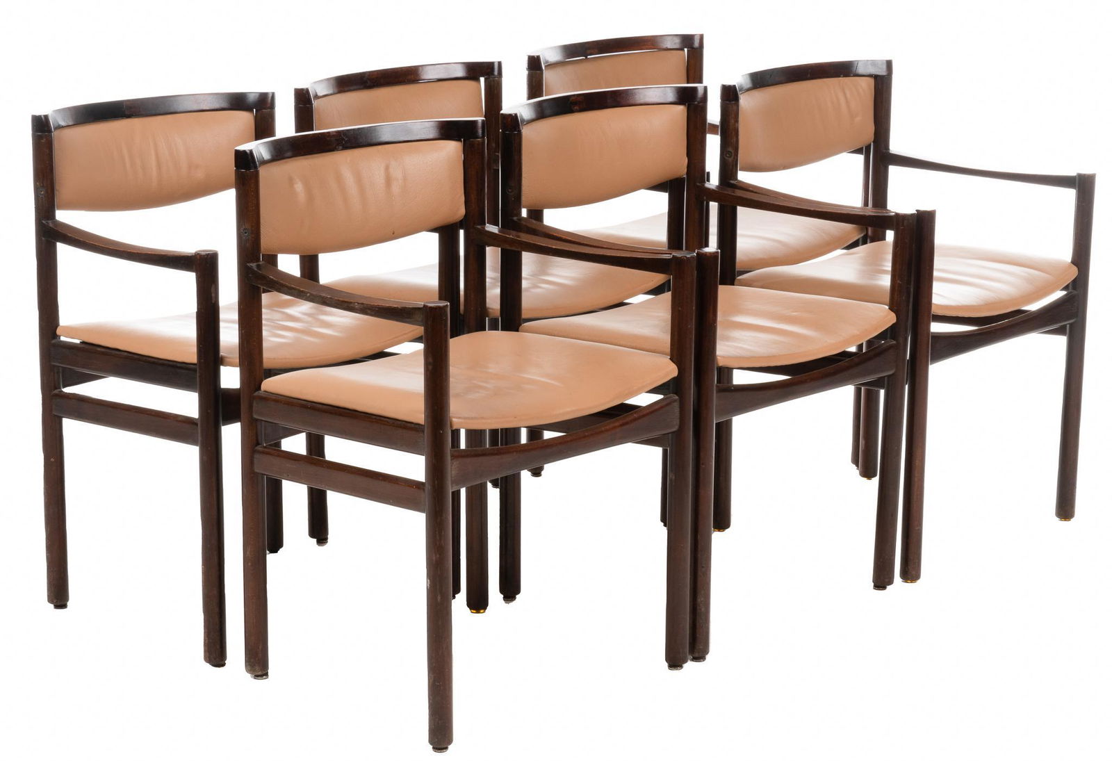 Set of (6) Sax Mobelfabrik (DK) Mid-Century Dining Chairs (1 of 5)