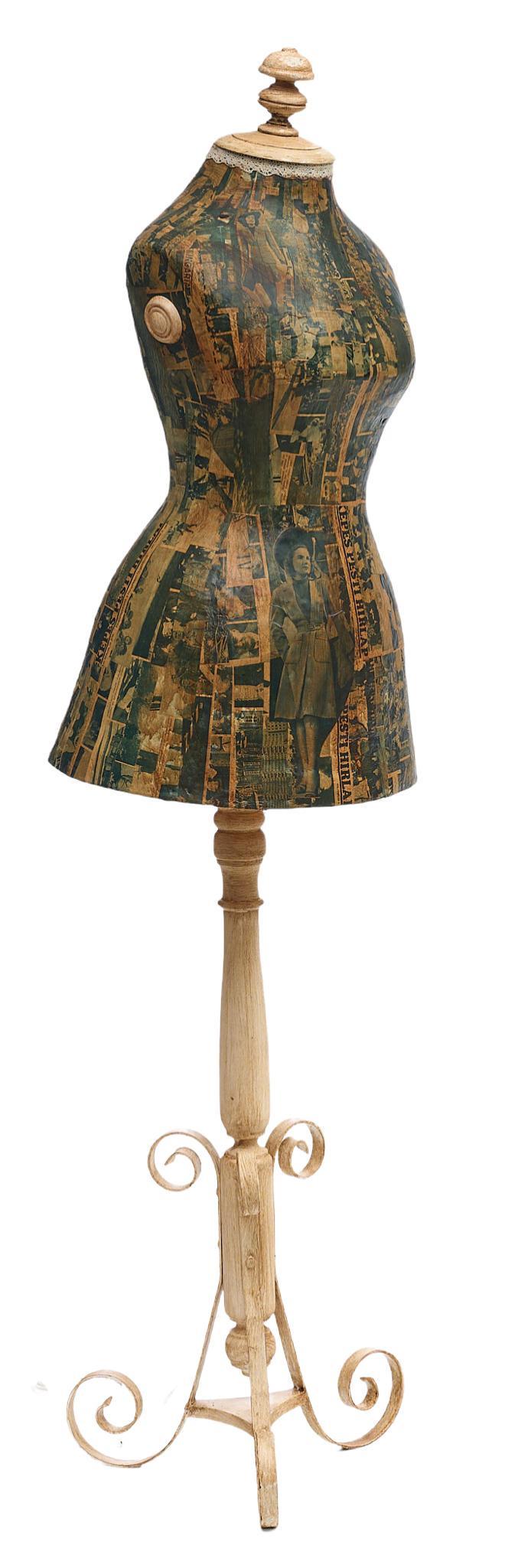 Papier Mache Dress Form (1 of 4)