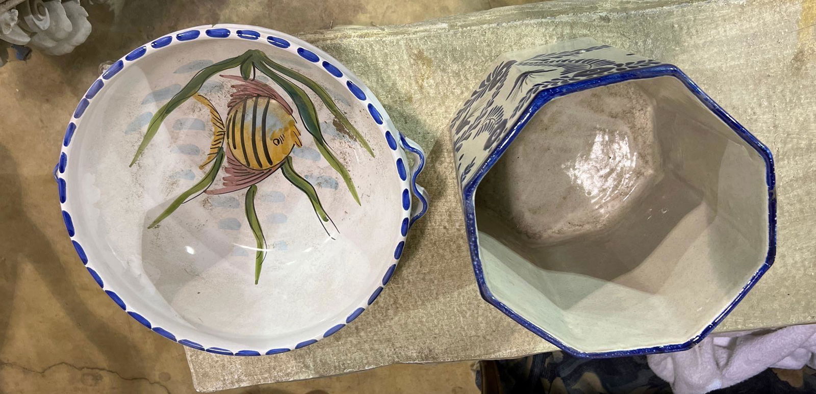 Pair of Glazed Ceramics (1 of 1)