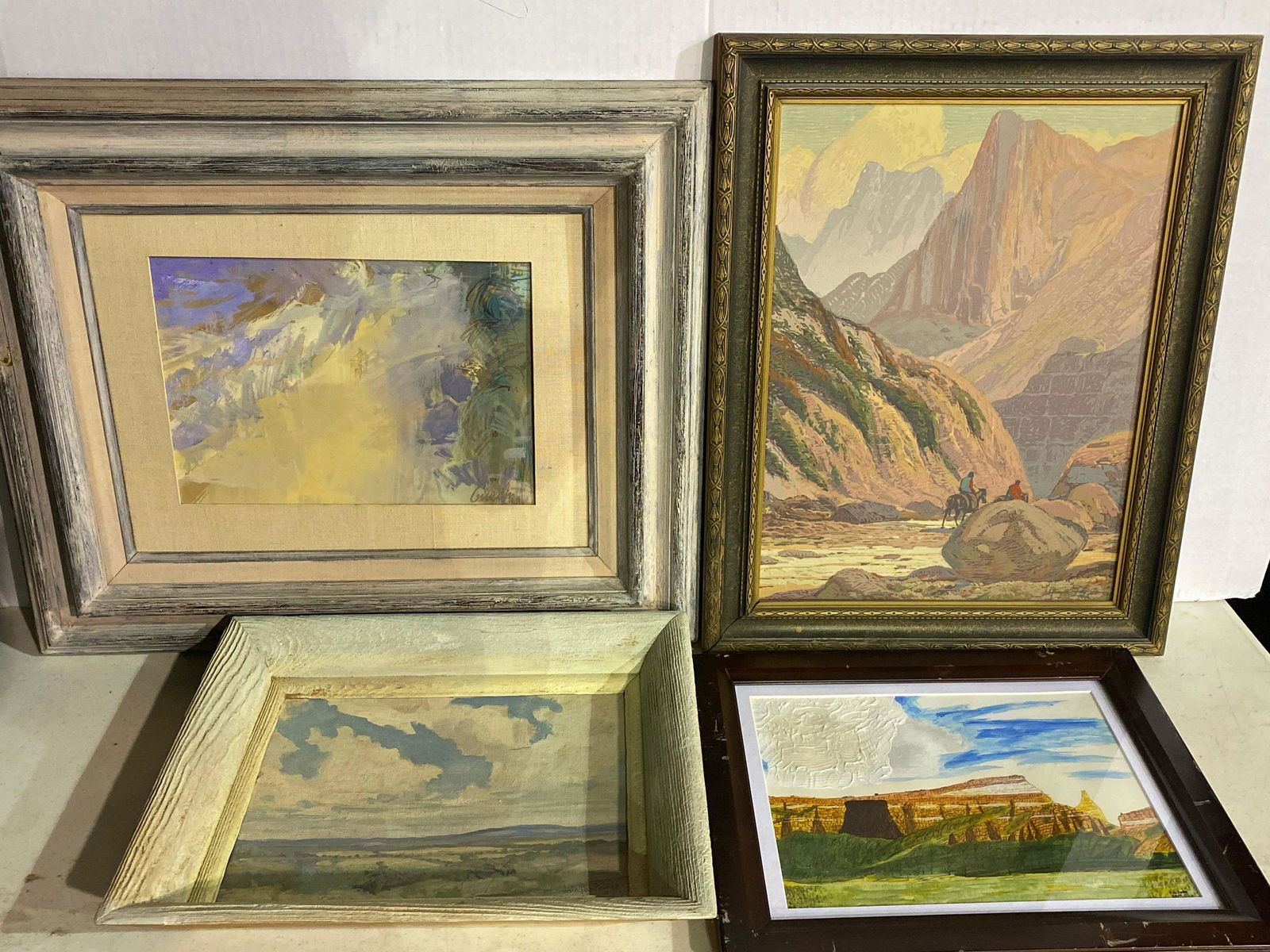 Lot of (4) Paintings (1 of 1)