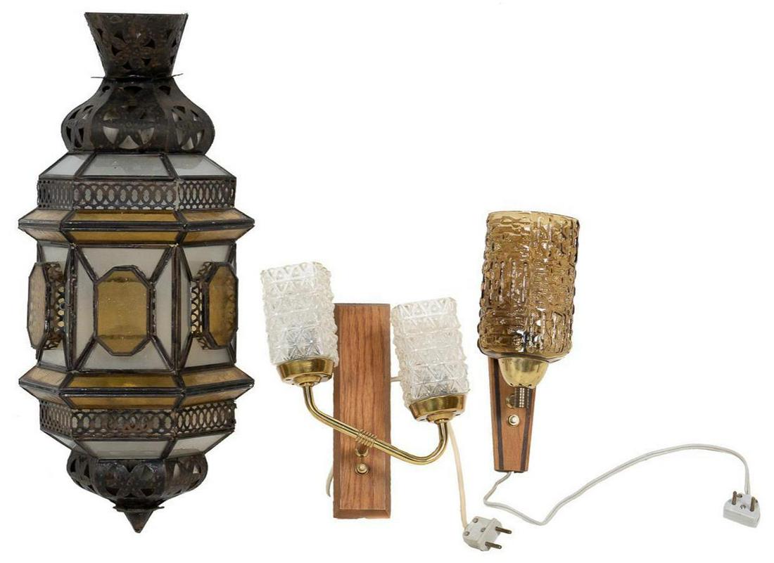 Set of Three Danish Mid-Century Light Fixtures (1 of 7)