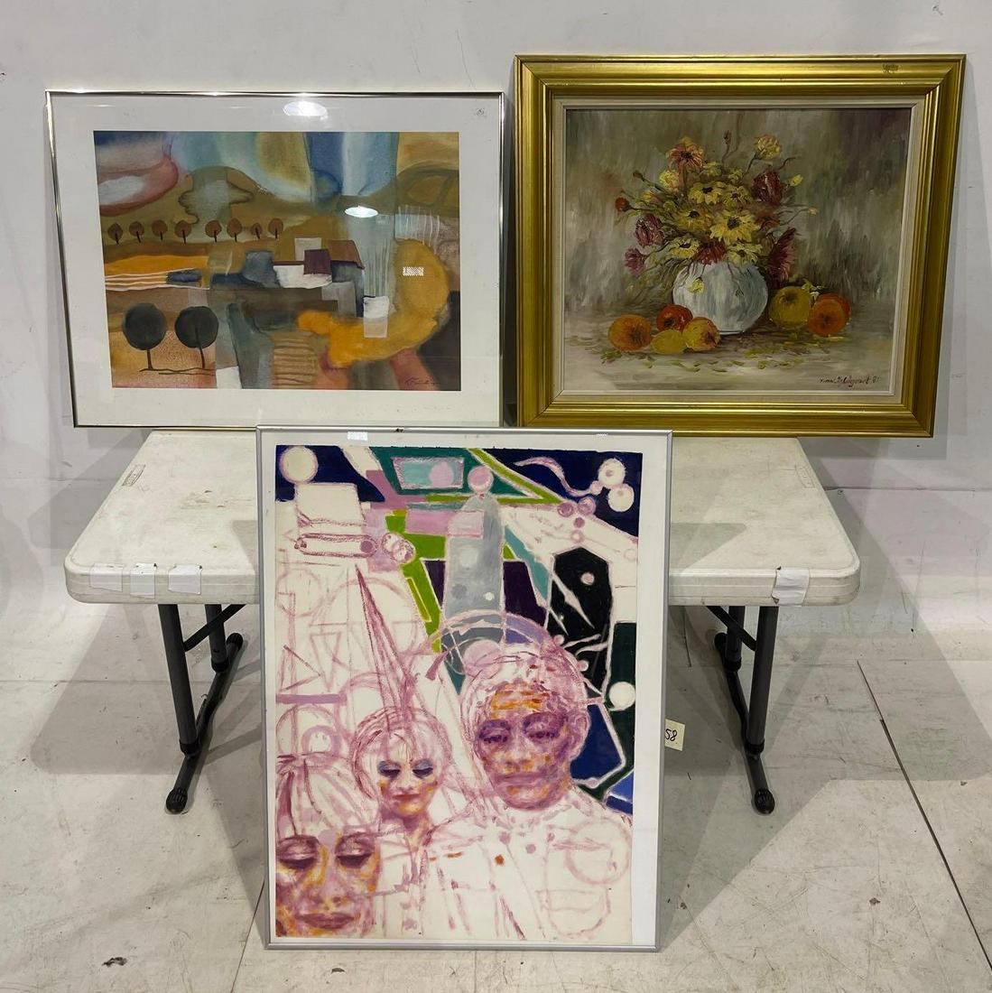 (3) Framed Artworks (1 of 1)