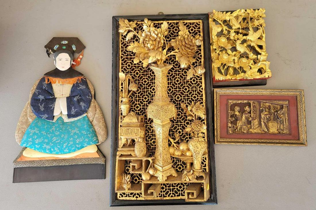 (4) Asian Decor Objects (1 of 2)