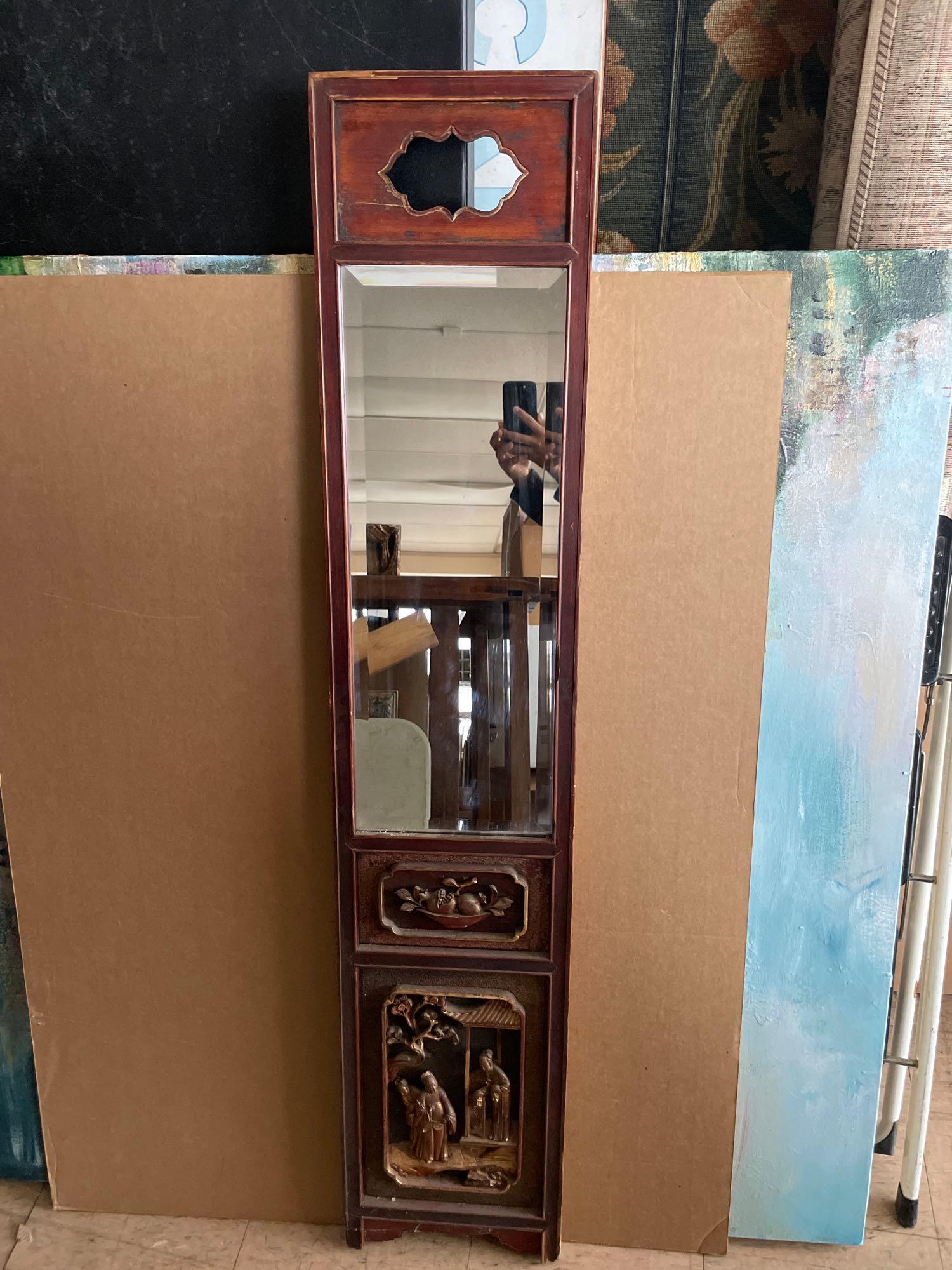 Trumeau Mirror: Trumeau mirror We happily provide seamless shipping services on everything we sell. Please email us at shipping@vogtauction.com or call 210-971-5750 for more information.