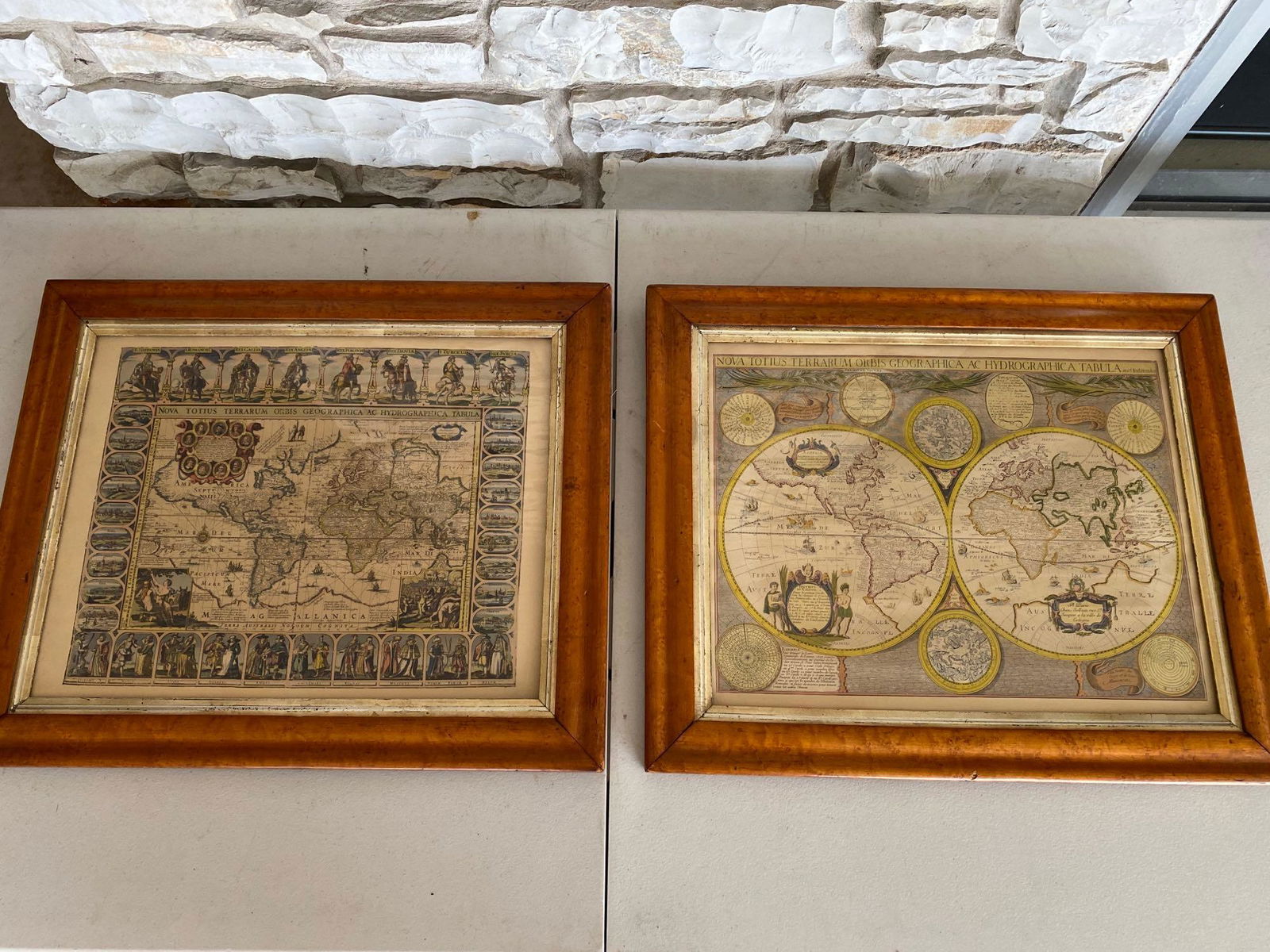 (2) Reprints of Old World Maps (1 of 2)