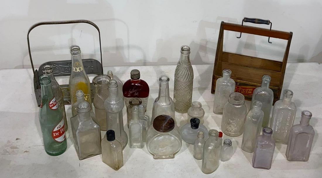 Collection of Vintage Glass Bottles (1 of 1)