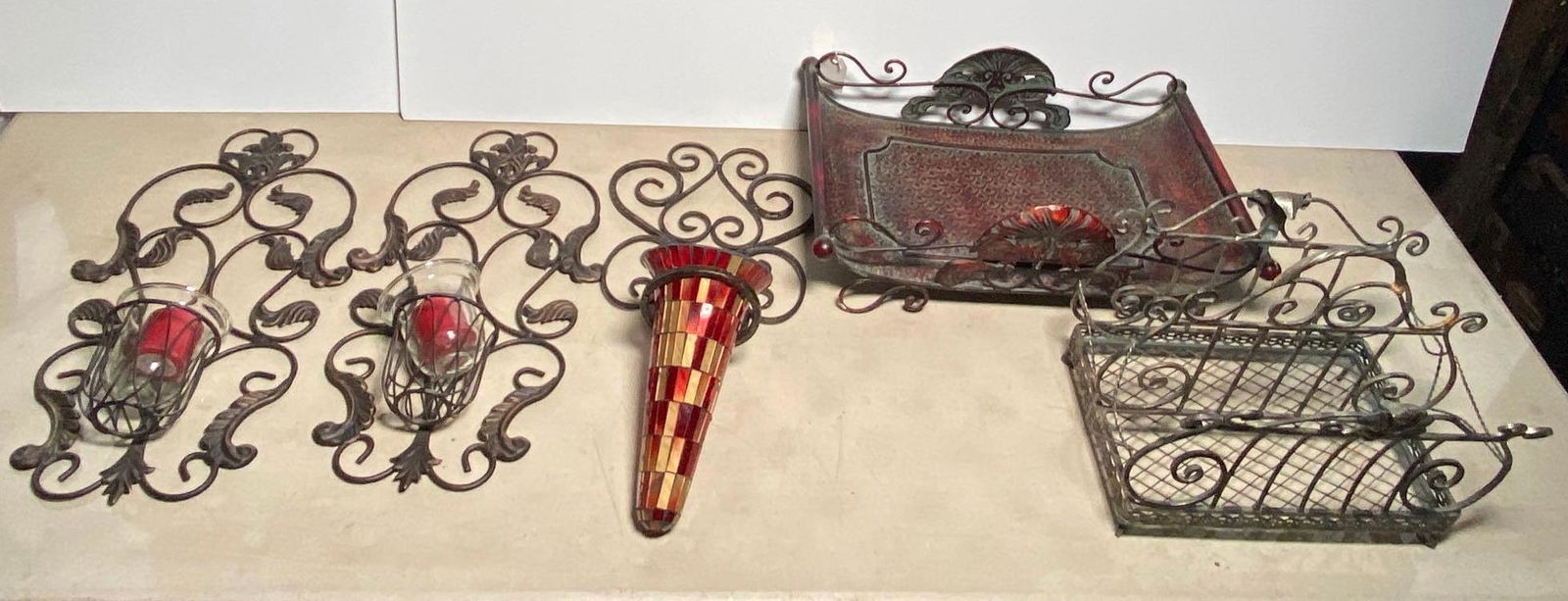 (5) Wrought Iron Home Decorations (1 of 1)